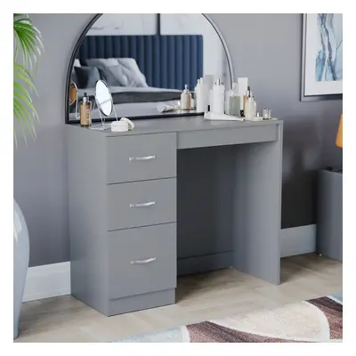 (Grey) Riano Drawer Dressing Table Makeup Computer Desk