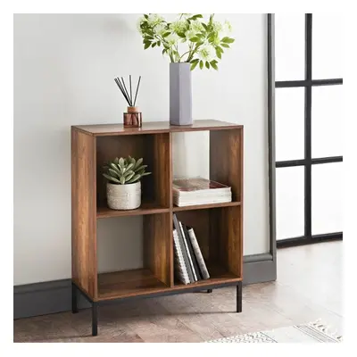 Tromso Cube Shelving Unit plenty of space to store books- Rustic Oak