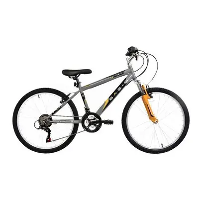 Basis Bolt Boys Hardtail Mountain Bike, 24" Wheel - Grey/Orange