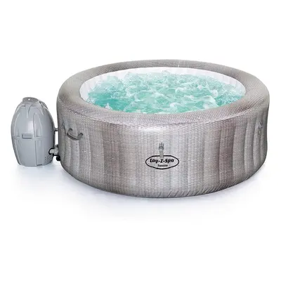 Lay-Z-Spa Cancun Hot Tub with Stylish Rattan Design, AirJet Inflatable Spa, - Person