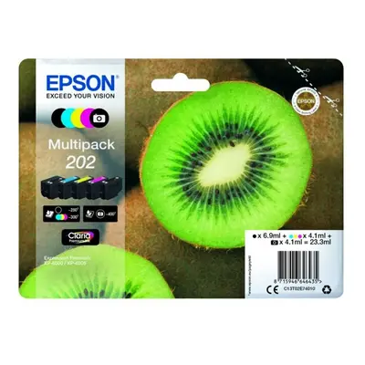 Epson C13T02E74010 (202) Ink cartridge multi pack, 6,9ml + 4x4,1ml, Pack qty