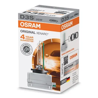 OSRAM XENARC ORIGINAL D3S HID, xenon headlight bulb, 66430, folding carton box (1 piece)