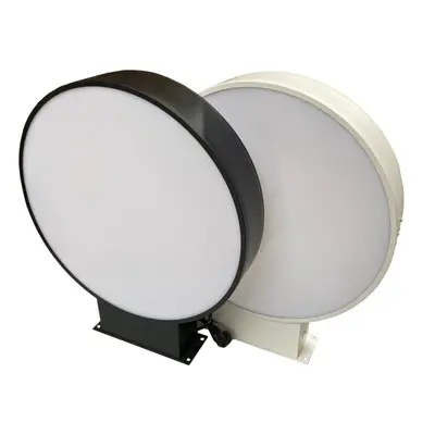 (80x80 Black) Round Projection Sign, Light Box