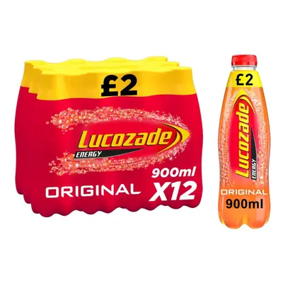 Lucozade Energy Original 900ml (Pack of 12)