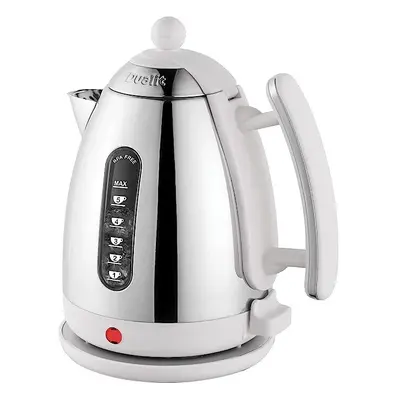 Dualit Lite Kettle - 1.5L Jug Kettle - Polished with Gloss White, High Gloss Finish - Fast Boili