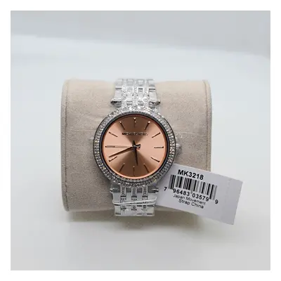 Michael Kors MK3218 Luxury Ladies Darci Wrist Watch Pink Dial 39mm UK