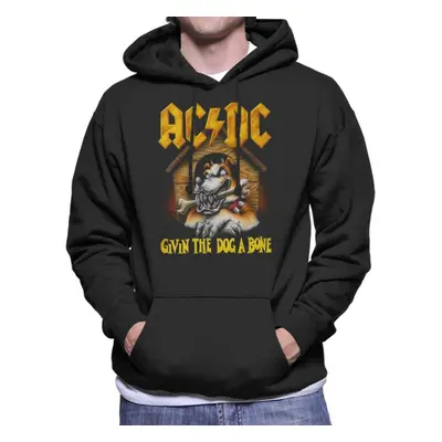 (L) AC/DC Givin The Dog A Bone Men's Hooded Sweatshirt