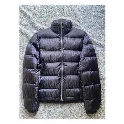 DIOR OBLIQUE DOWN JACKET Black LARGE Technical Jacquard