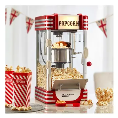 Retro Popcorn Machine Maker Hot Air Electric Large Healthy