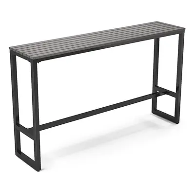 Modern Garden Bistro High Bar Table Grey