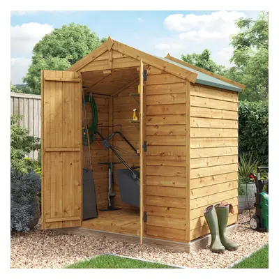 (4x6, Windowless) BillyOh Keeper Overlap Apex Shed