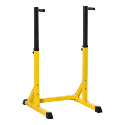 HOMCOM Dip Station Chin Up Parallel Bars Pull Up Power Tower Home Gym Workout