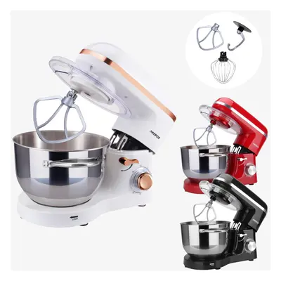 Stand Mixer Food Processer 1500W | Mixer with 6L Stainless Steel Mixing Bowl |White