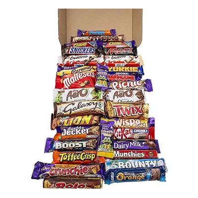 Mega Chocolate Gift Hamper, Different Full Size Chocolate Bars