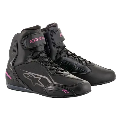 (40) Alpinestars Stella Faster Ladies Boots Black / Fuchsia