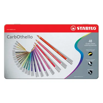 Premium Colouring Pencil - STABILO CarbOthello Pastel Pencil Tin of Assorted Colours including S