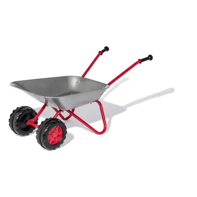 rolly toys Metal Wheelbarrow with 2ÃÂ Double Front Wheel Tyre Red/Grey