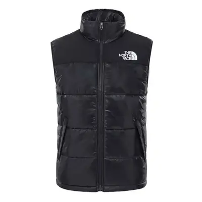 (Medium) The North Face Gilet Logo Padded Warm Winter Black