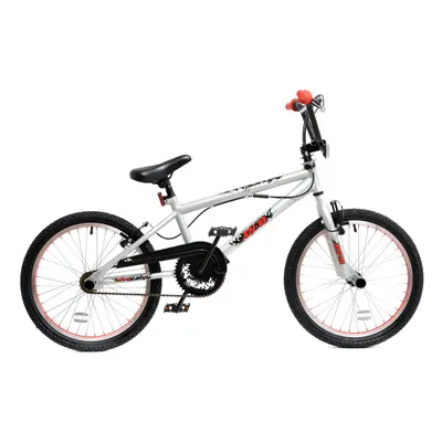 (Silver / Red) XN BMX Freestyle 20" Wheel Kids Bike Colours