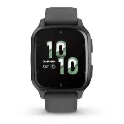 Garmin Venu Sq GPS Smartwatch with All-day Health Monitoring, Shadow Grey and Slate