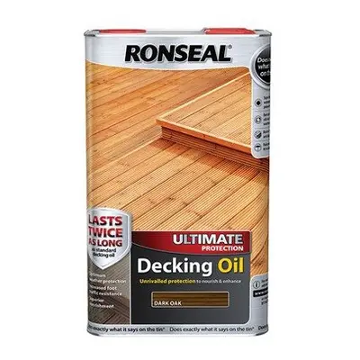 Ronseal Ultimate Protection Decking Oil Dark Oak Litre