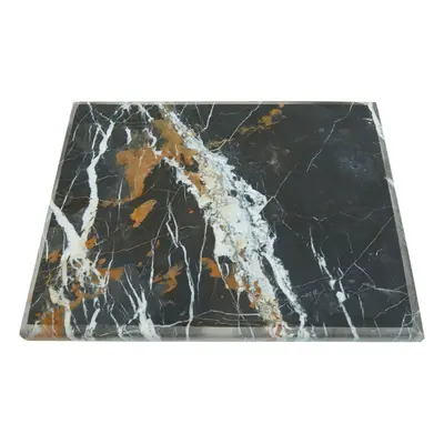 Premier Housewares Black and Gold Marble Chopping Board