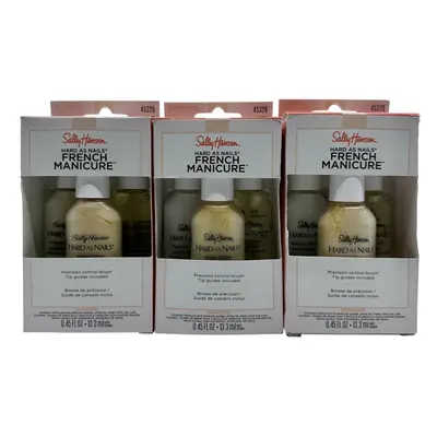 Sally Hansen Hard as Nails French Manicure Sheer Romance 0.45 OZ Set of