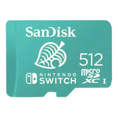 SanDisk Nintendo Switch 512GB U3 C10 UHS-1 100MB/s Micro SDXC Memory Card