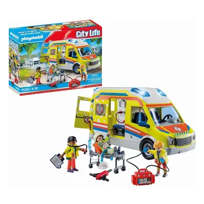 City Life Ambulance with Lights and Sound Playmobil