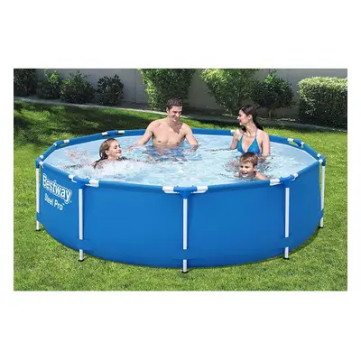 (10''X30'') 10|12ft BestWay Steel Pro Frame Swimming Pool Set Round Above Ground Filter Pump