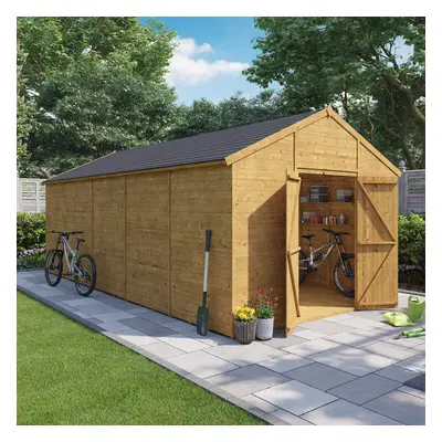 (Pressure Treated - 20x10, Windowless) BillyOh Expert Tongue and Groove Apex Workshop