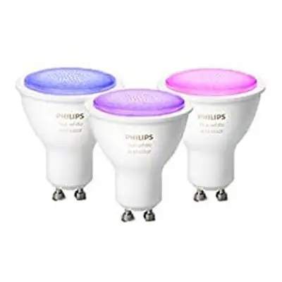 Philips Hue White & Colour Ambiance Smart Spotlight Pack LED [GU10 Spotlight] - Lumens (50W Equi