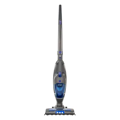 Russell Hobbs RHSV2211 Cordless Upright Stick Vacuum Bagless in Grey and Blue 600W Speed Setting