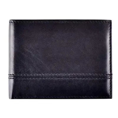 Bull Guard RFID Blocking Wallet with Removable ID (Classic Black with Coin Pocket)