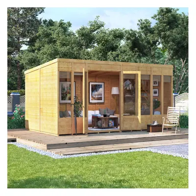 (14x8) Bella Tongue and Groove Pent Summerhouse