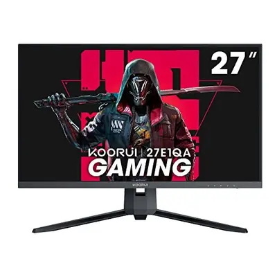 KOORUI Inch QHD Gaming Monitor Hz, 1ms, DCI-P3 90% Color Gamut, FreeSync, Ultra Slim Frame, VESA