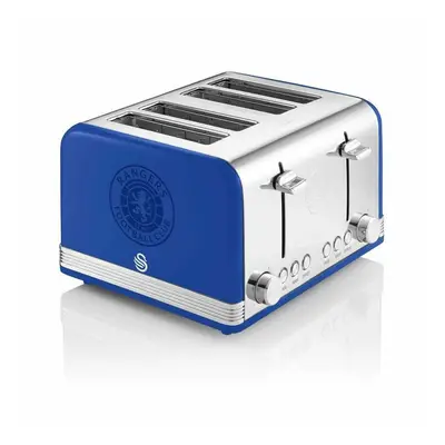 Swan Rangers Slice Retro Toaster 1600W in Blue Defrost/Reheat/Cancel ST19020RANN