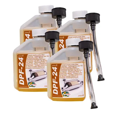 (4x250ml) HYDRA DPF-24 DPF Cleaner Diesel Fuel Additive