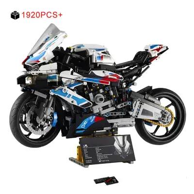 (no original box) 1920pcs Technical Motorcycle moc M1000RR Model Vehicle Racing Car