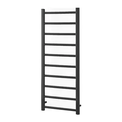 (120cm, Anthracite) ALPINE Anthracite Modern Heated Towel Rail / Warmer Bathroom Radiator - Cent