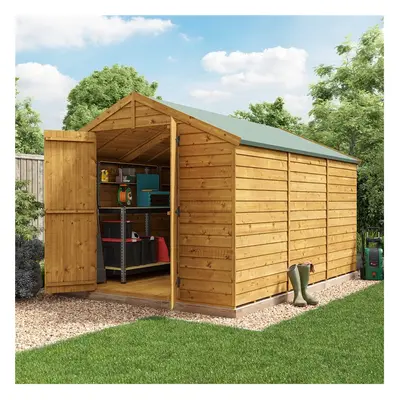 (12x8, Windowless) BillyOh Keeper Overlap Apex Shed