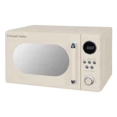 Russell Hobbs Retro Microwave 20L 800W Digital Cream RHM2044C