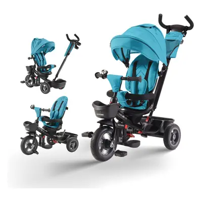 FableKids Tricycle 5in1 Kids Tricycle Children Handlebar Bicycle Baby Stroller-Noemi-Turquoise