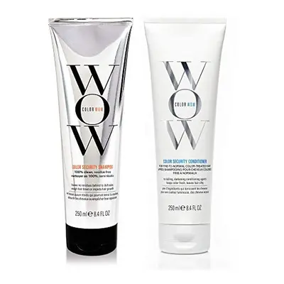 COLOR WOW Color Security Shampoo and Conditioner, Fine to Normal Hair, Duo Set, Sulfate Free, Co