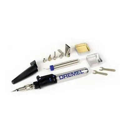 Dremel Versatip Cordless Soldering Iron - Butane Gas Soldering Kit with Interchangeable Tips for