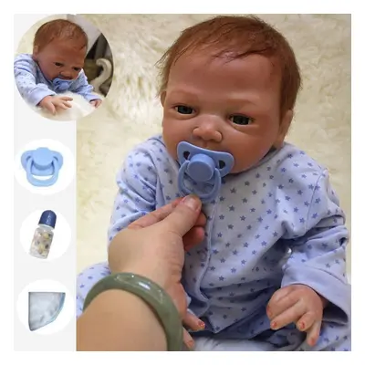 22" Realistic Reborn Baby Boy Doll Silicone Newborn Gifts