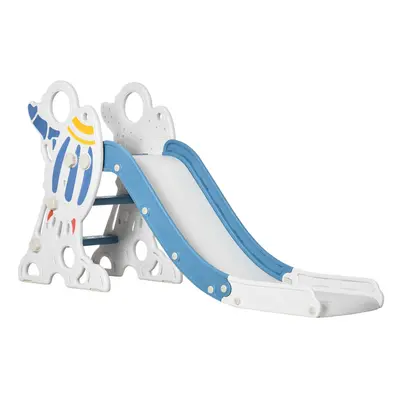 AIYAPLAY Baby Slide Freestanding Slide for Kids 1.5-3 Years Space Theme, Blue