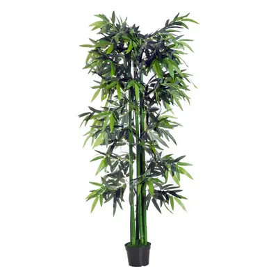 Outsunny 6ft Artificial Bamboo Tree | Large Fake Bamboo Plant