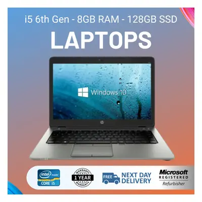 Budget Intel i5 6th Gen Laptop With Windows 8GB Memory 128GB SSD Wifi *USED*