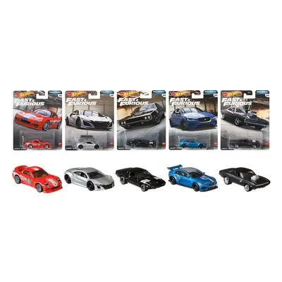 Hot Wheels Premium Fast & Furious Full Force Set of Die Cast Vehicles (GBW75)